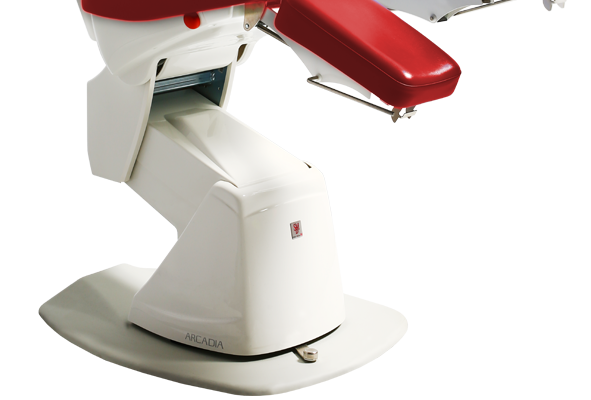 Podiatry-chair-ARCADIA-sollevamento-verticale-struttura-rotante-safety-stop