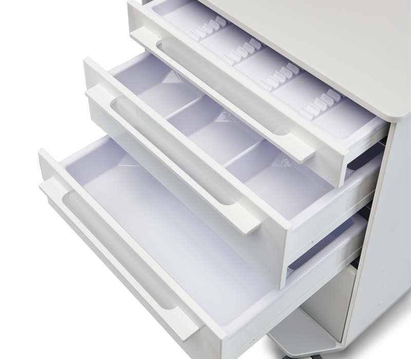 podiatry unit drawer internal inserts